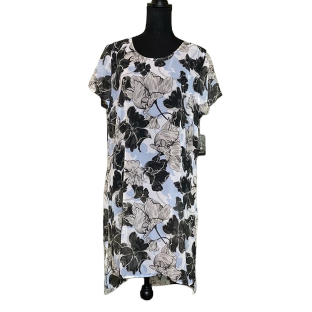 NWT INC International Concepts “Mod Shadows”Tunic (H) - Picture 3 of 13
